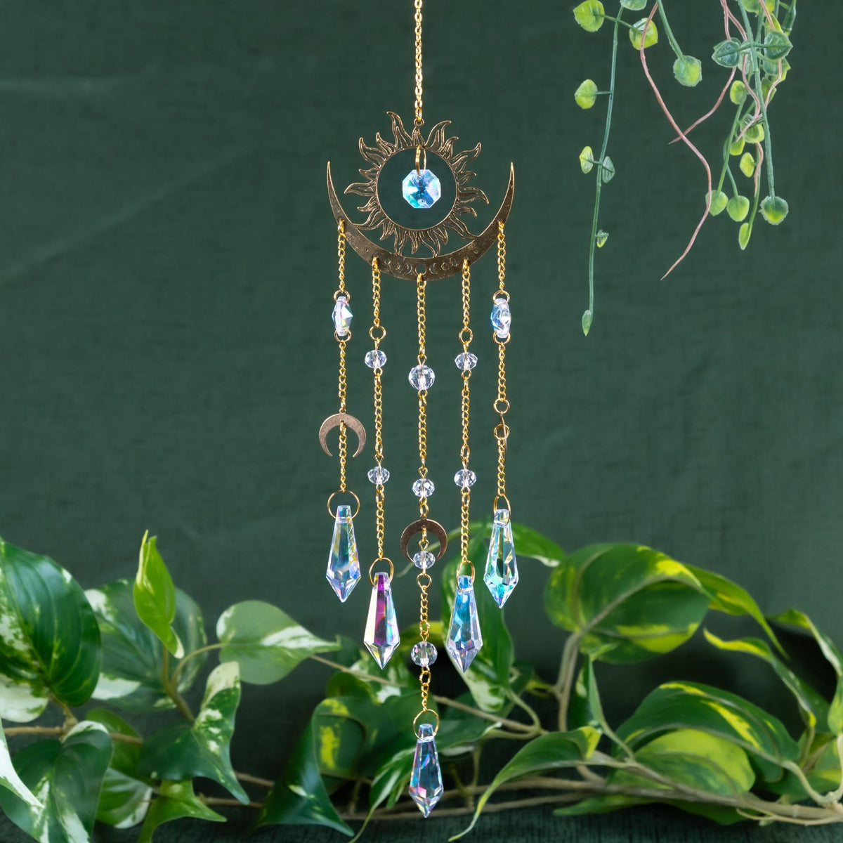 Small Treasures Under $40 — Sun & Moon Suncatcher — 19 in