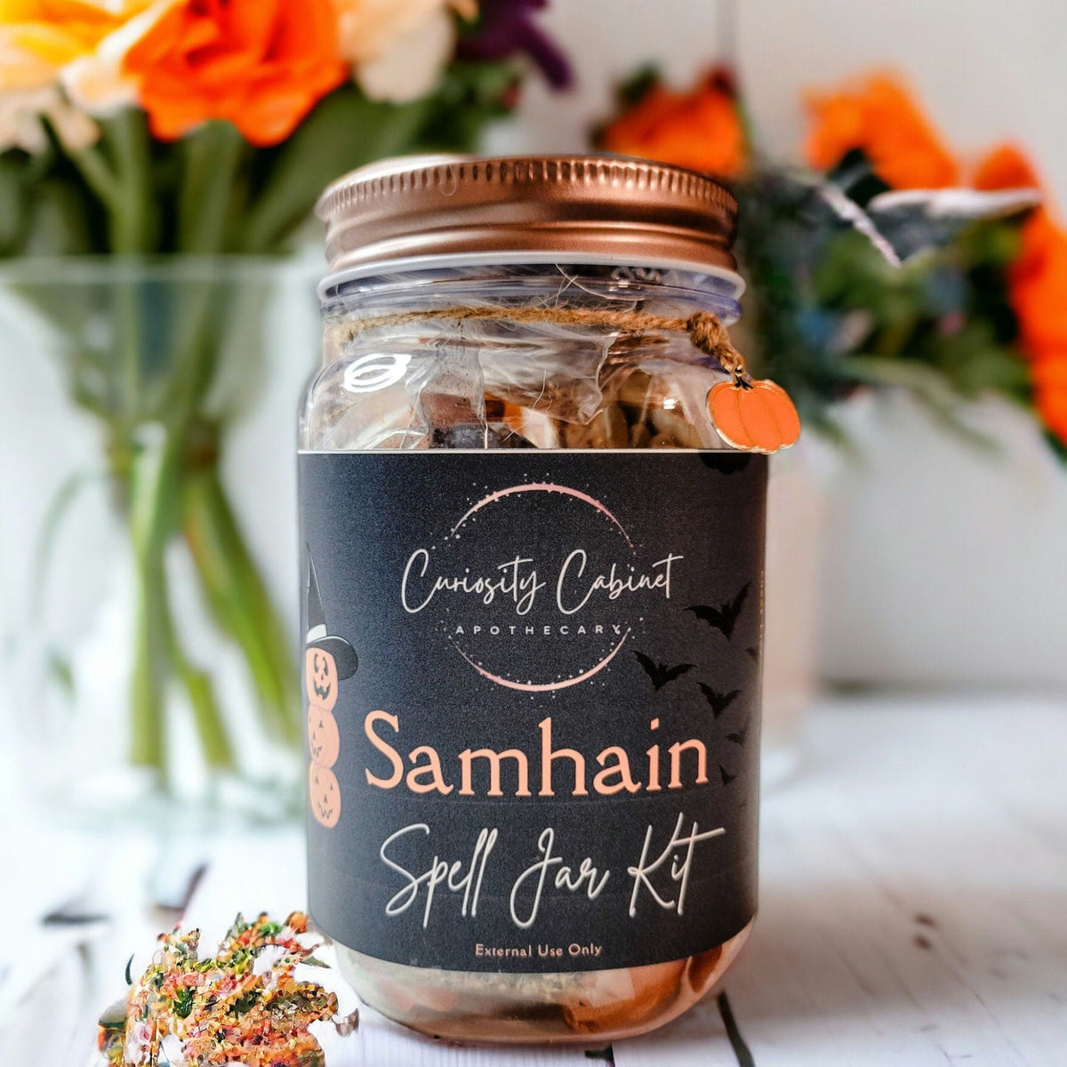 Halloween & Samhain — Samhain Spell Jar Kit: Protection & Ancestral Honor