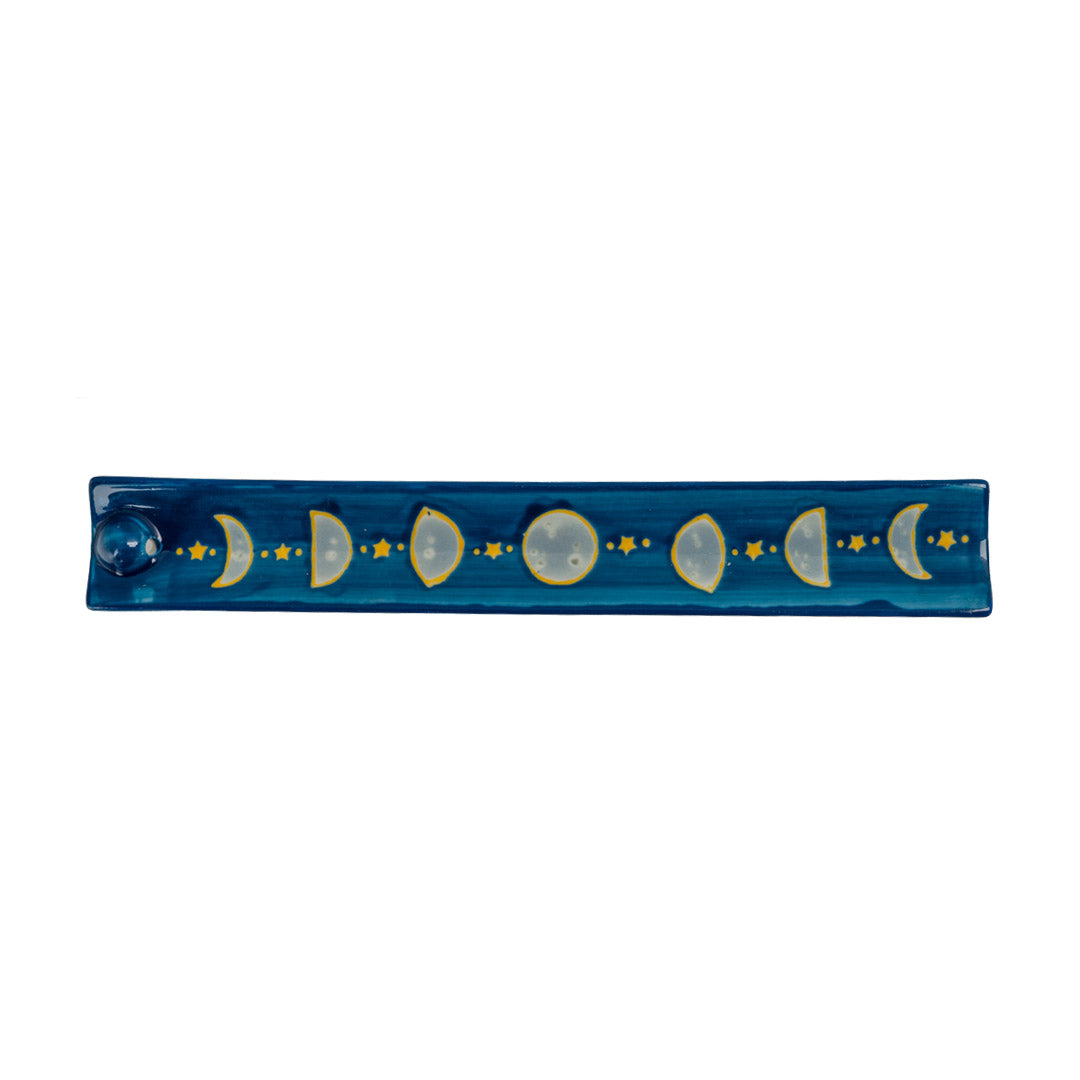 Moon Phase Ceramic Incense Burner