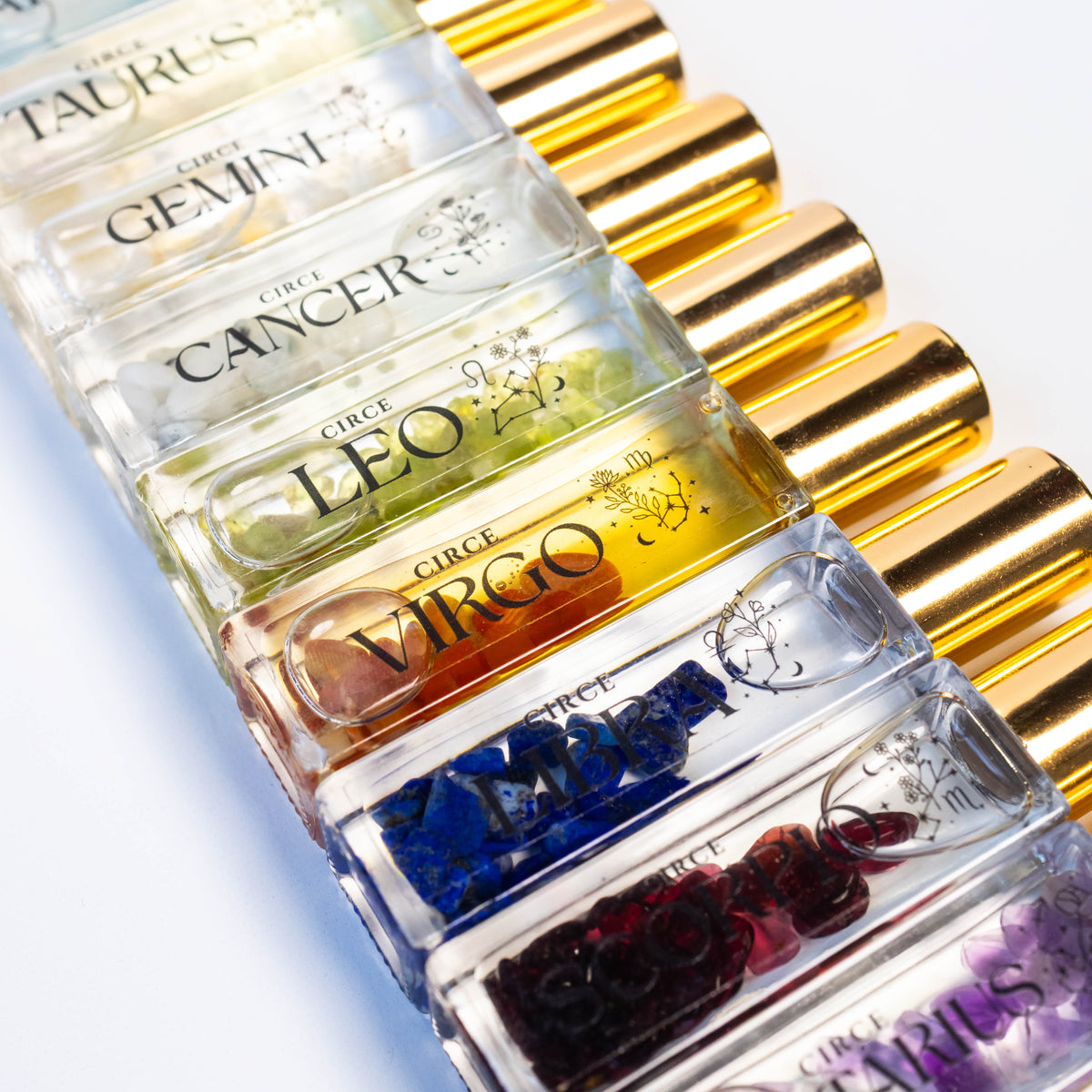 Zodiac Gemstone Perfume Oil — 10 ml, Choose Your Sign