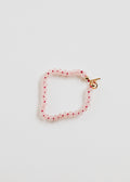 Rose Quartz Gold Filled Toggle Bracelet