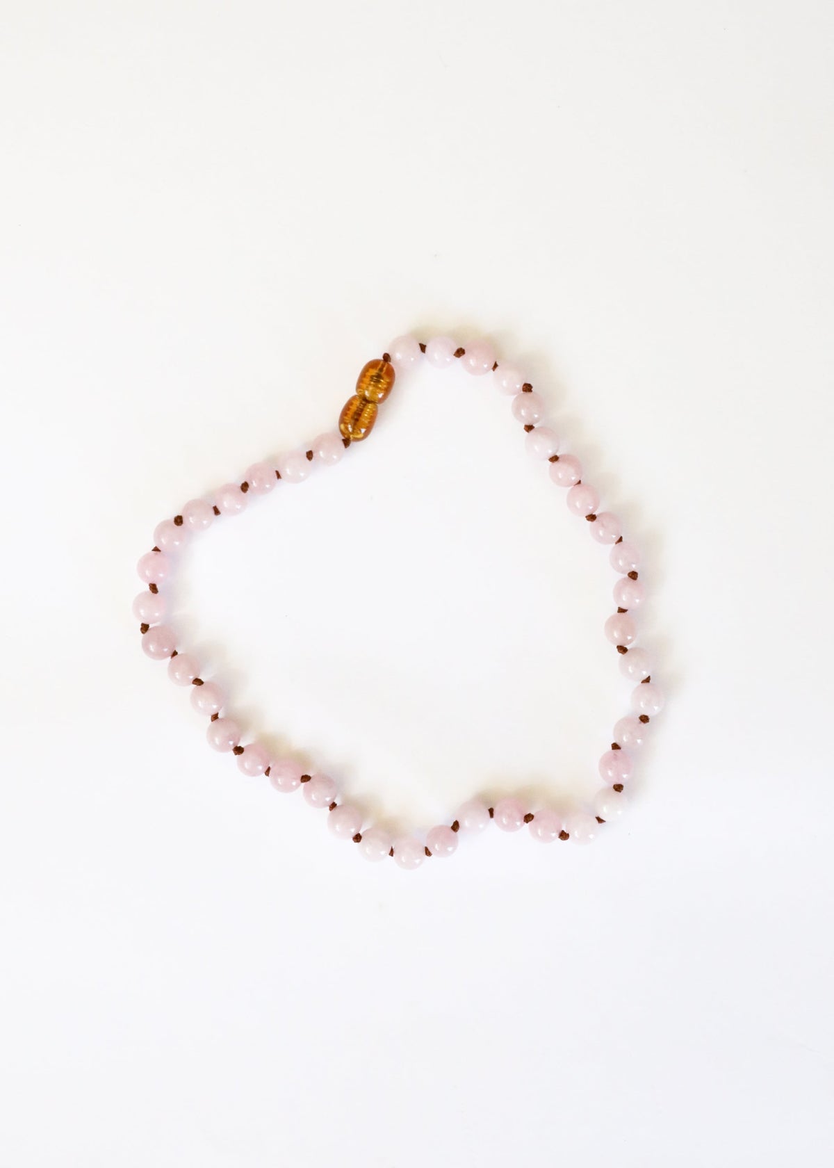 Rose Quartz Beaded Necklace