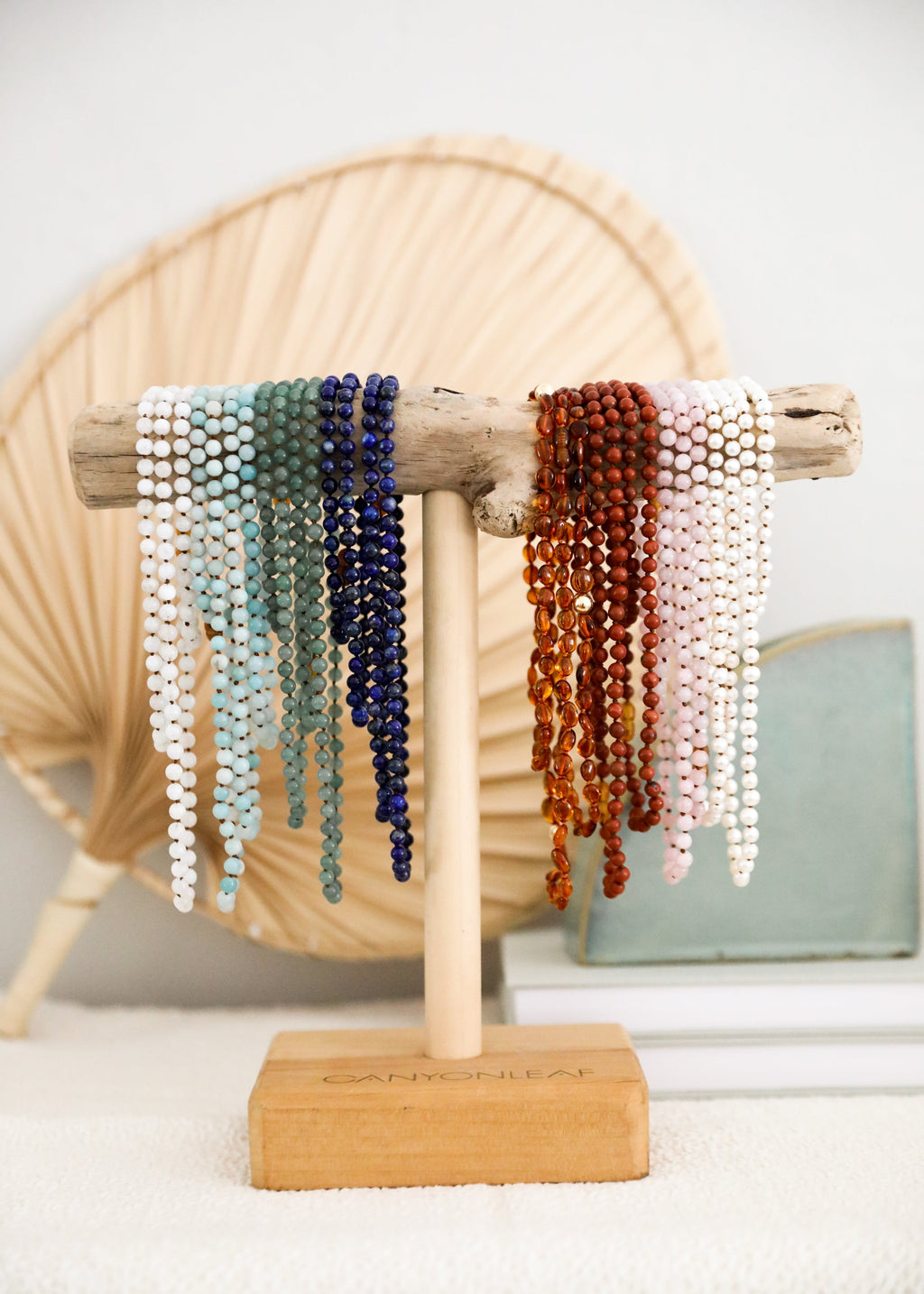 Moonstone Beaded Necklace