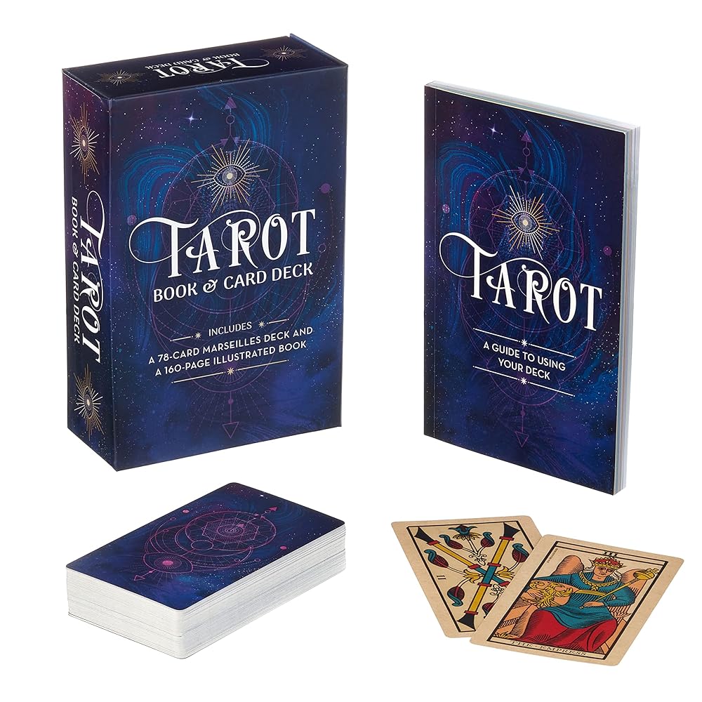 Marseilles Tarot Deck & Illustrated Guidebook