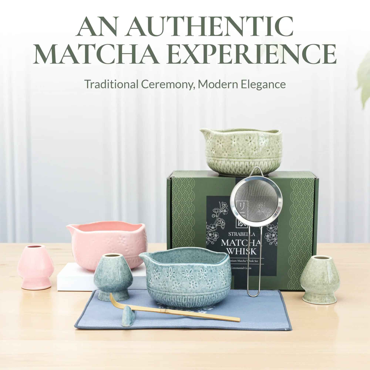 Matcha Whisk & Bowl Gift Set