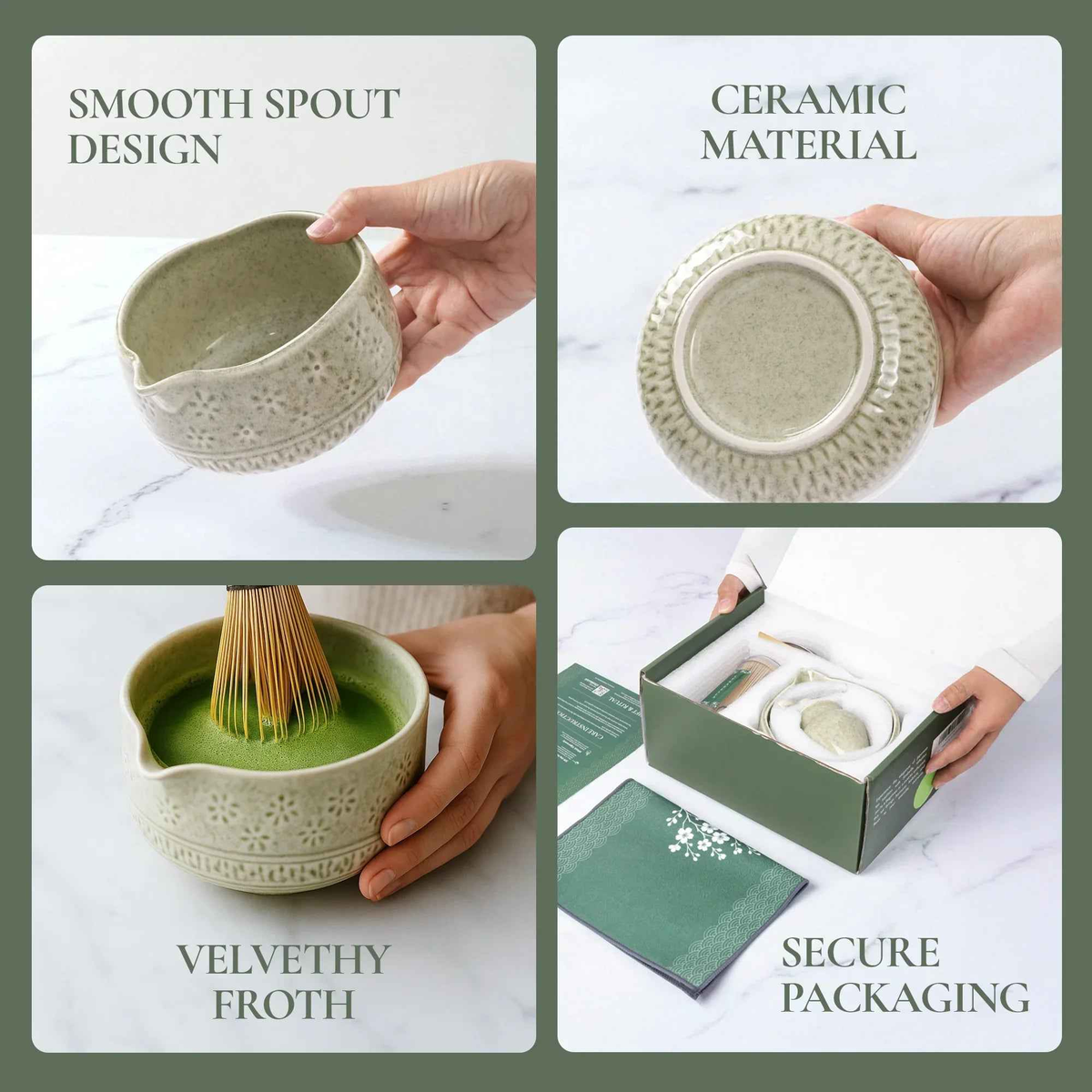 Matcha Whisk & Bowl Gift Set