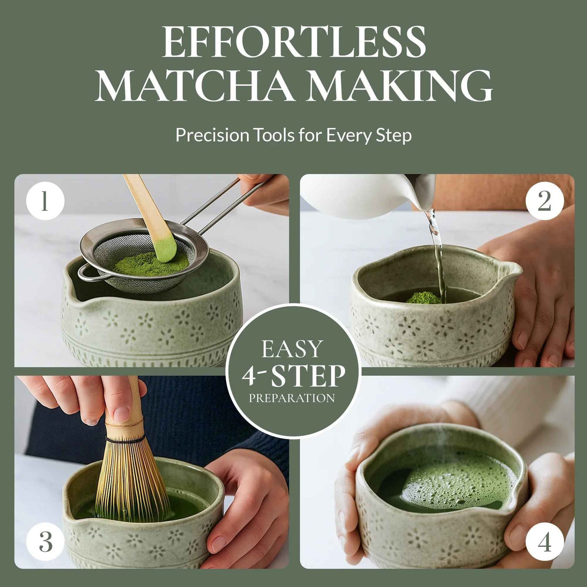 Matcha Whisk & Bowl Gift Set