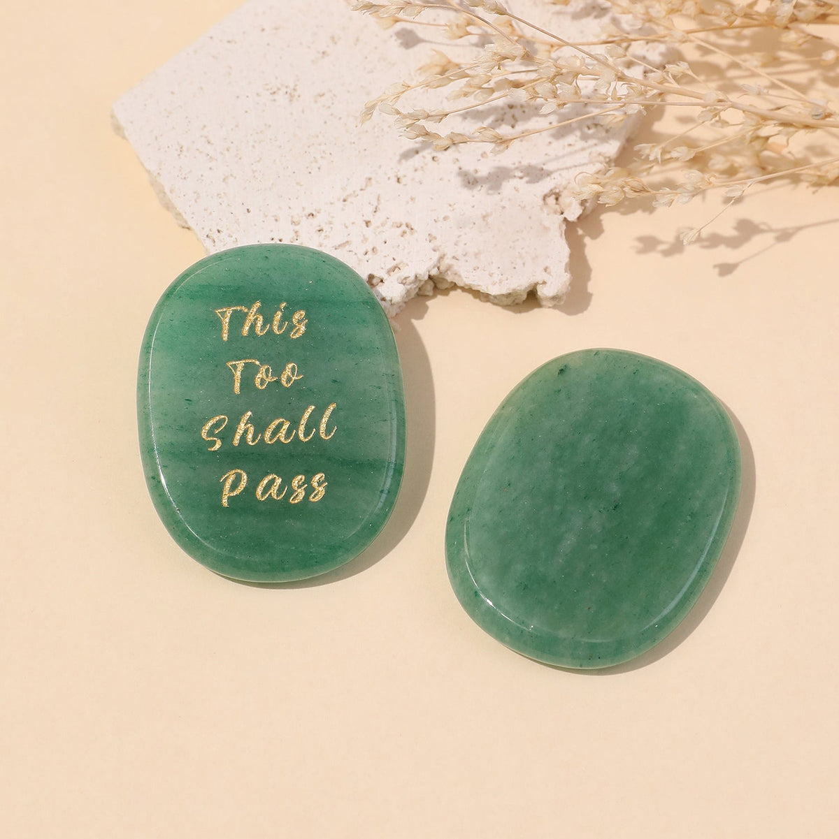 Quiet Strength Pocket Crystal Stone