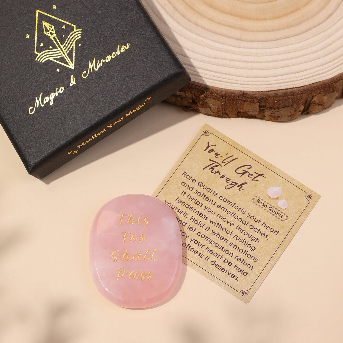 Quiet Strength Pocket Crystal Stone