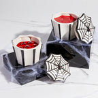 Black Widow - Jewel Candle Ceramic - Sterling Silver