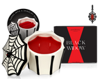 Black Widow - Jewel Candle Ceramic - Sterling Silver