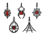 Black Widow - Jewel Candle Ceramic - Sterling Silver