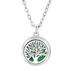 Heart-Shaped Aromatherapy Essential Oil Diffuser Necklace | Stainless Steel Dragonfly Perfume Locket