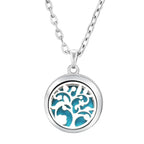 Heart-Shaped Aromatherapy Essential Oil Diffuser Necklace | Stainless Steel Dragonfly Perfume Locket