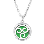 Heart-Shaped Aromatherapy Essential Oil Diffuser Necklace | Stainless Steel Dragonfly Perfume Locket