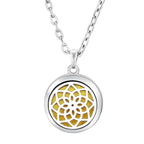 Heart-Shaped Aromatherapy Essential Oil Diffuser Necklace | Stainless Steel Dragonfly Perfume Locket
