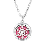 Heart-Shaped Aromatherapy Essential Oil Diffuser Necklace | Stainless Steel Dragonfly Perfume Locket