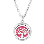 Heart-Shaped Aromatherapy Essential Oil Diffuser Necklace | Stainless Steel Dragonfly Perfume Locket