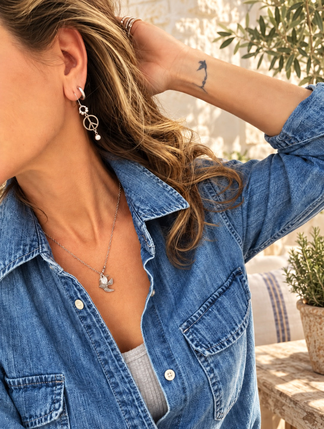Peace Sign Earrings