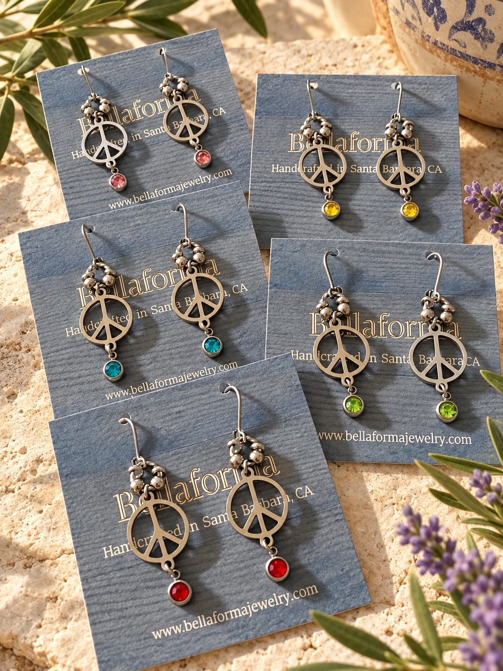 Peace Sign Earrings