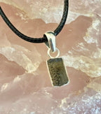 Raw Moldavite Pendant Necklace - Cosmic Transformation