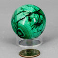 Malachite Crystal Sphere Heart Chakra Transformation