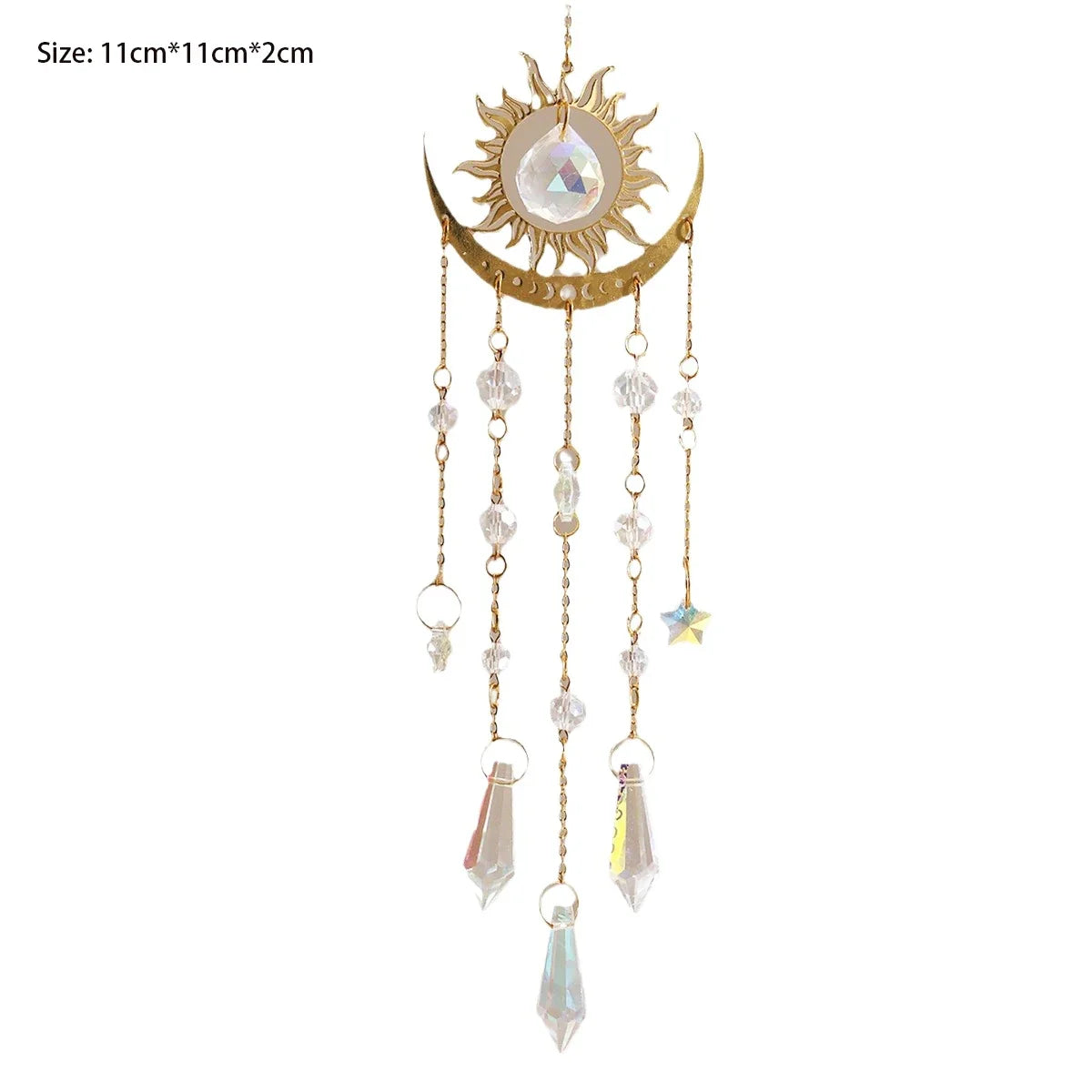 Moon Phase Crystal Suncatcher
