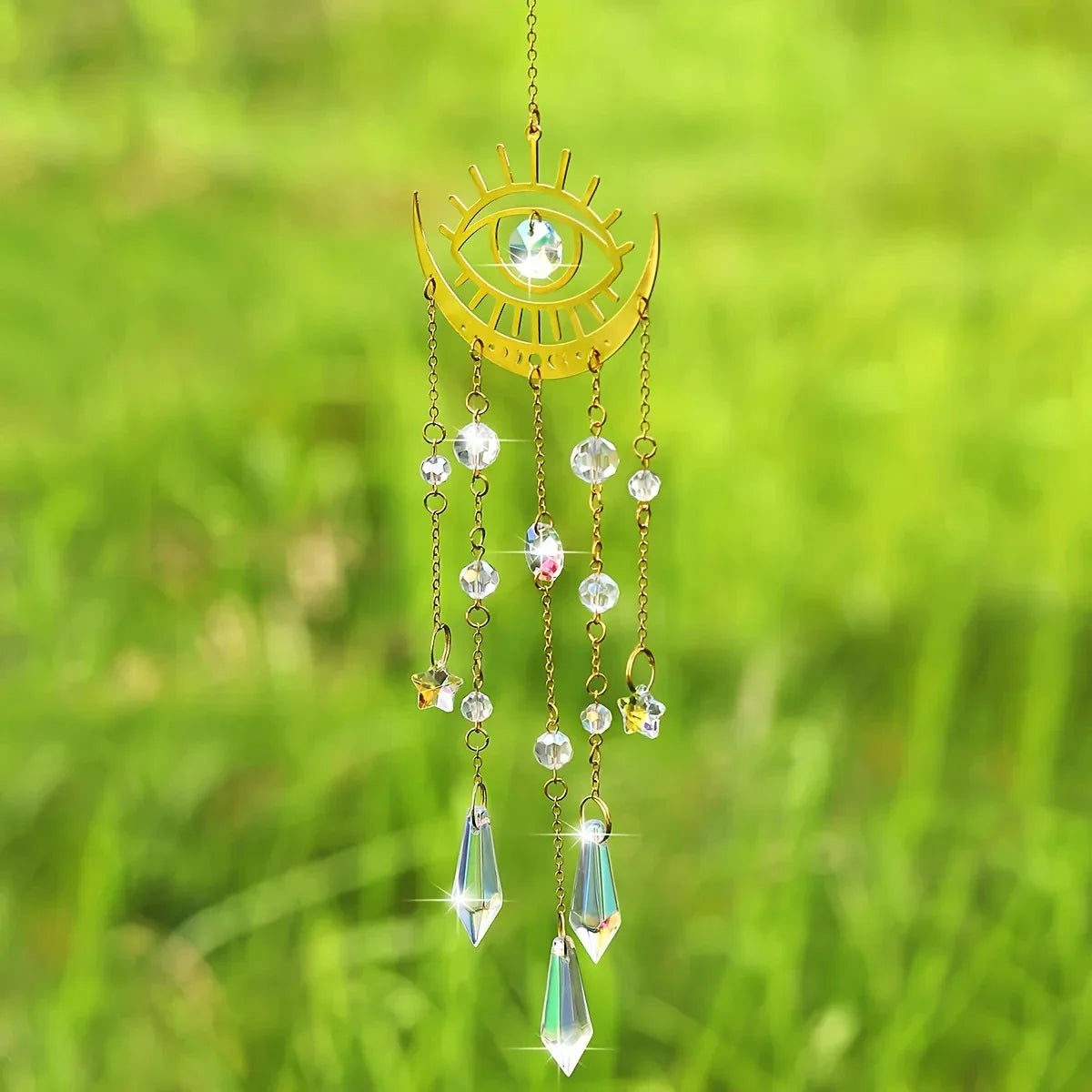 Moon Phase Crystal Suncatcher