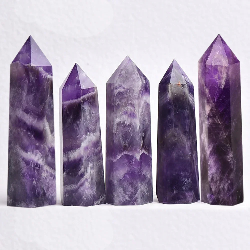 Crystal Obelisk Tower — Choose Your Stone & Size