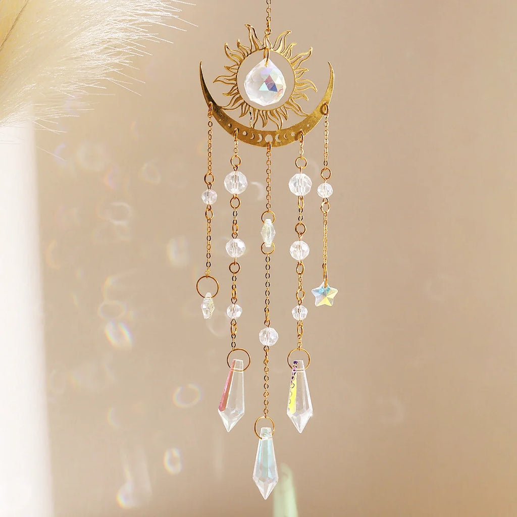 Moon Phase Crystal Suncatcher