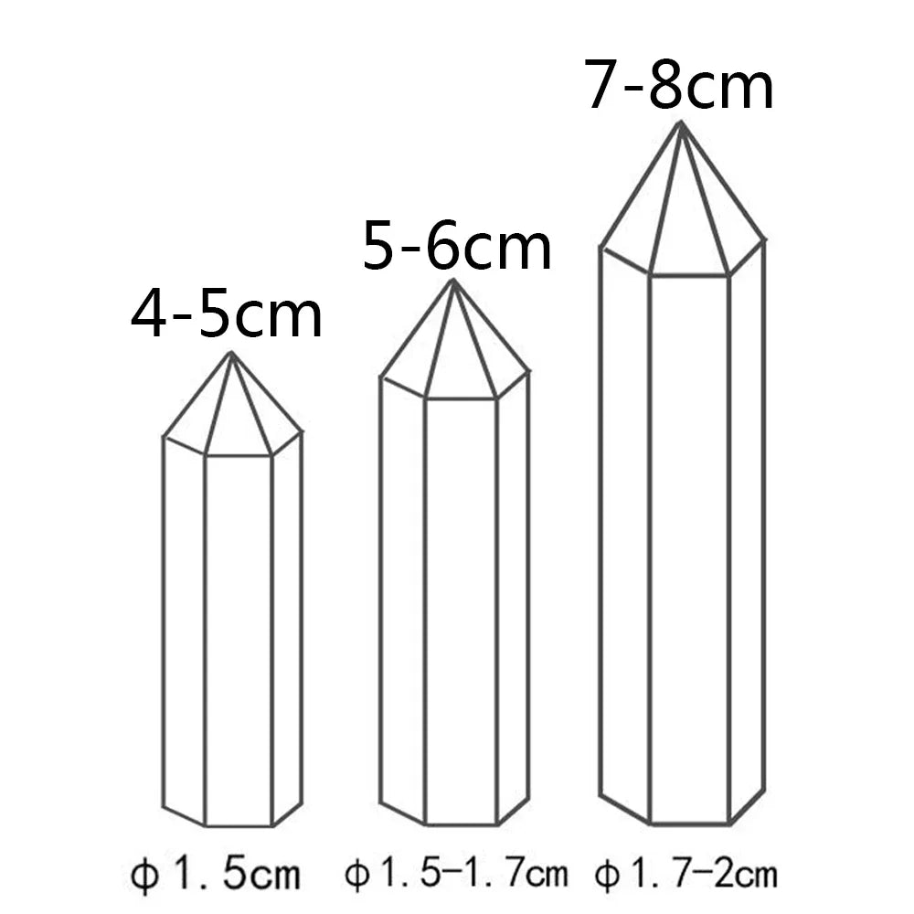 Crystal Obelisk Tower — Choose Your Stone & Size