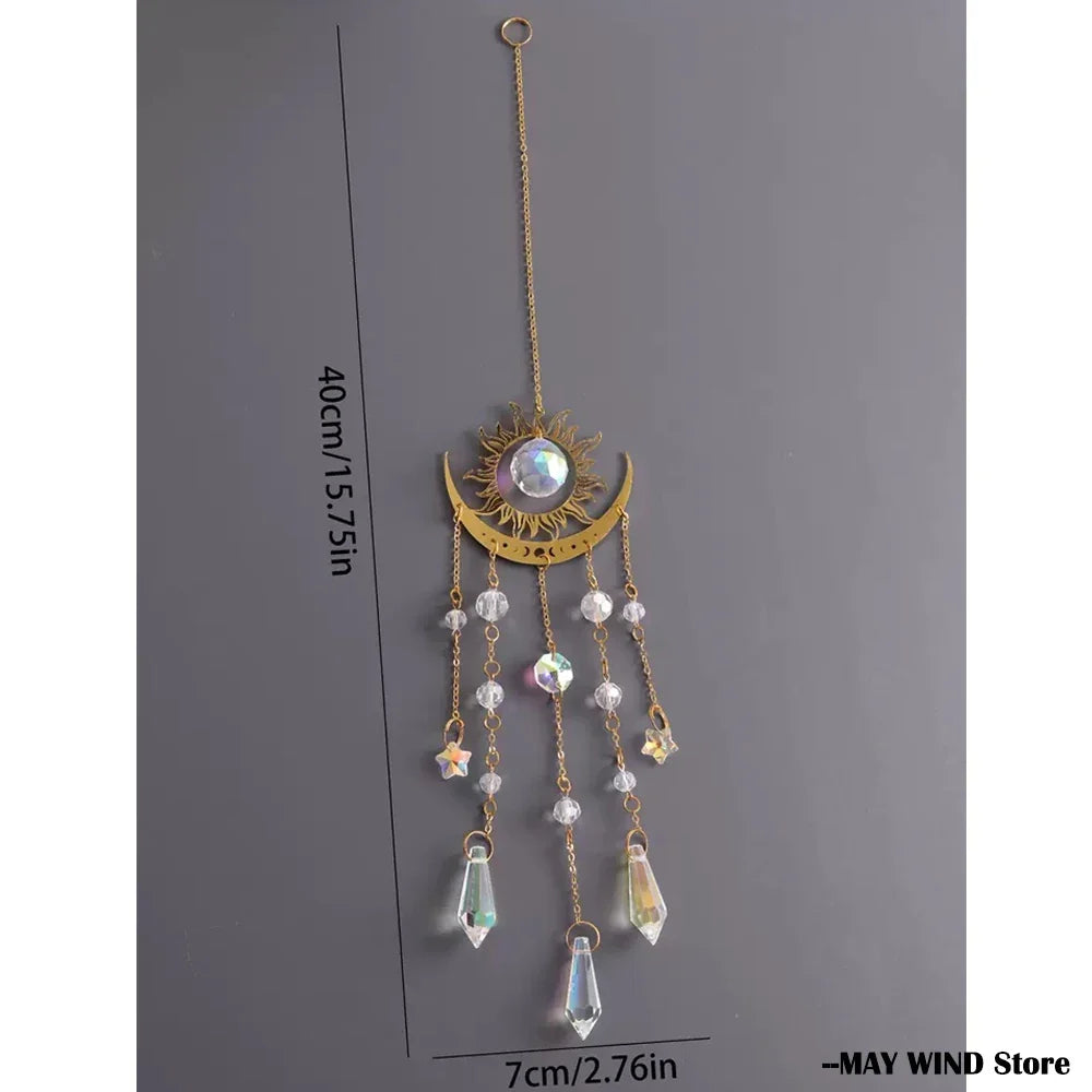 Moon Phase Crystal Suncatcher