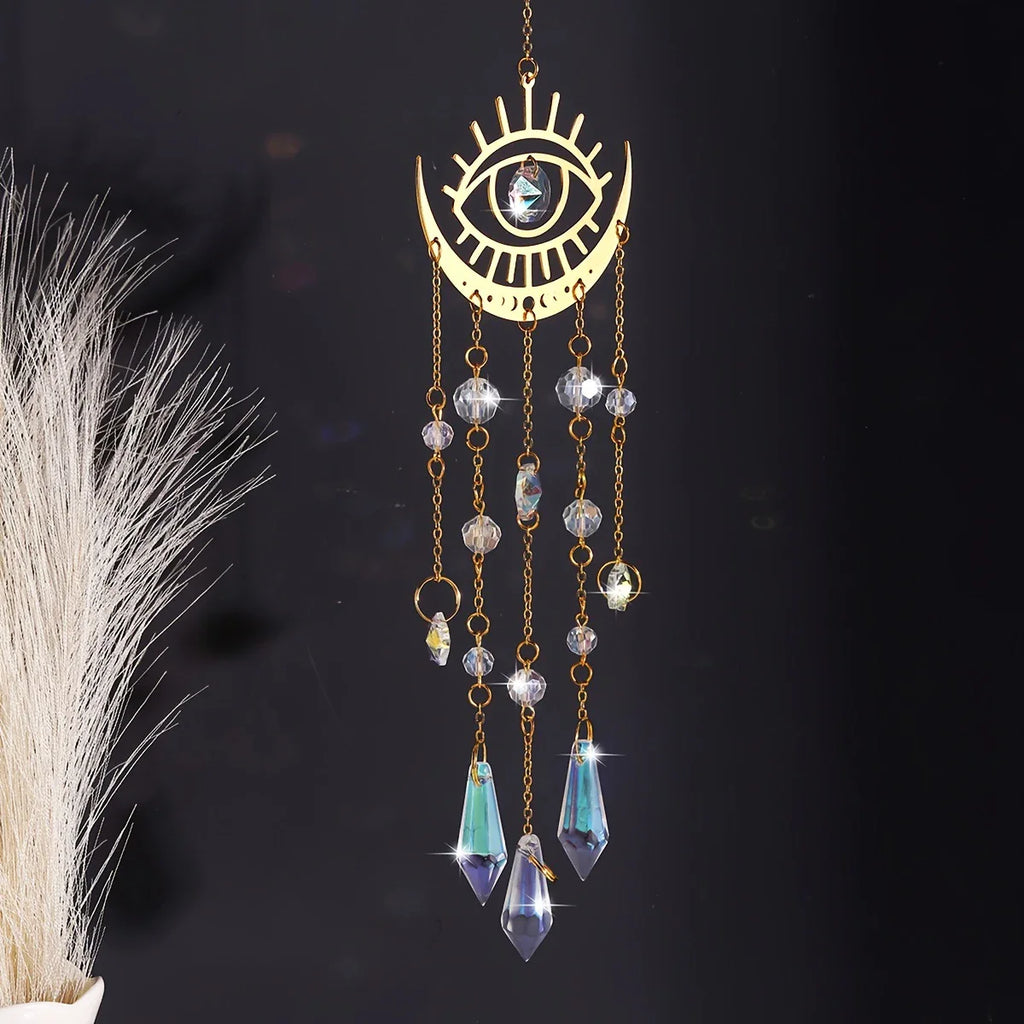 Moon Phase Crystal Suncatcher