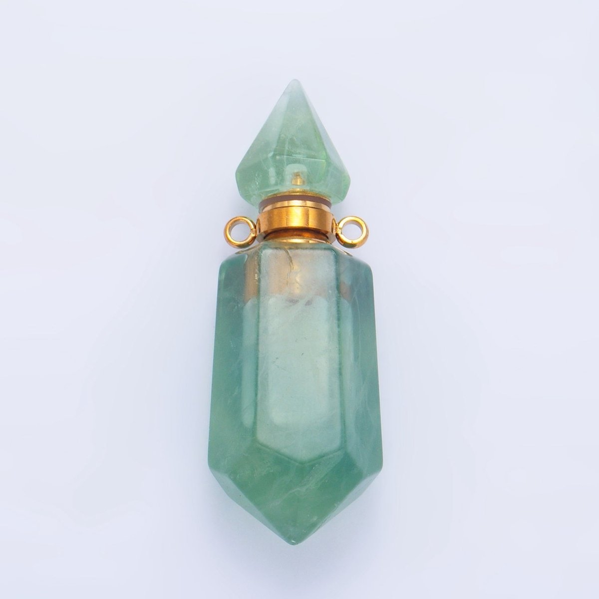 Gemstone Perfume Bottle Pendant