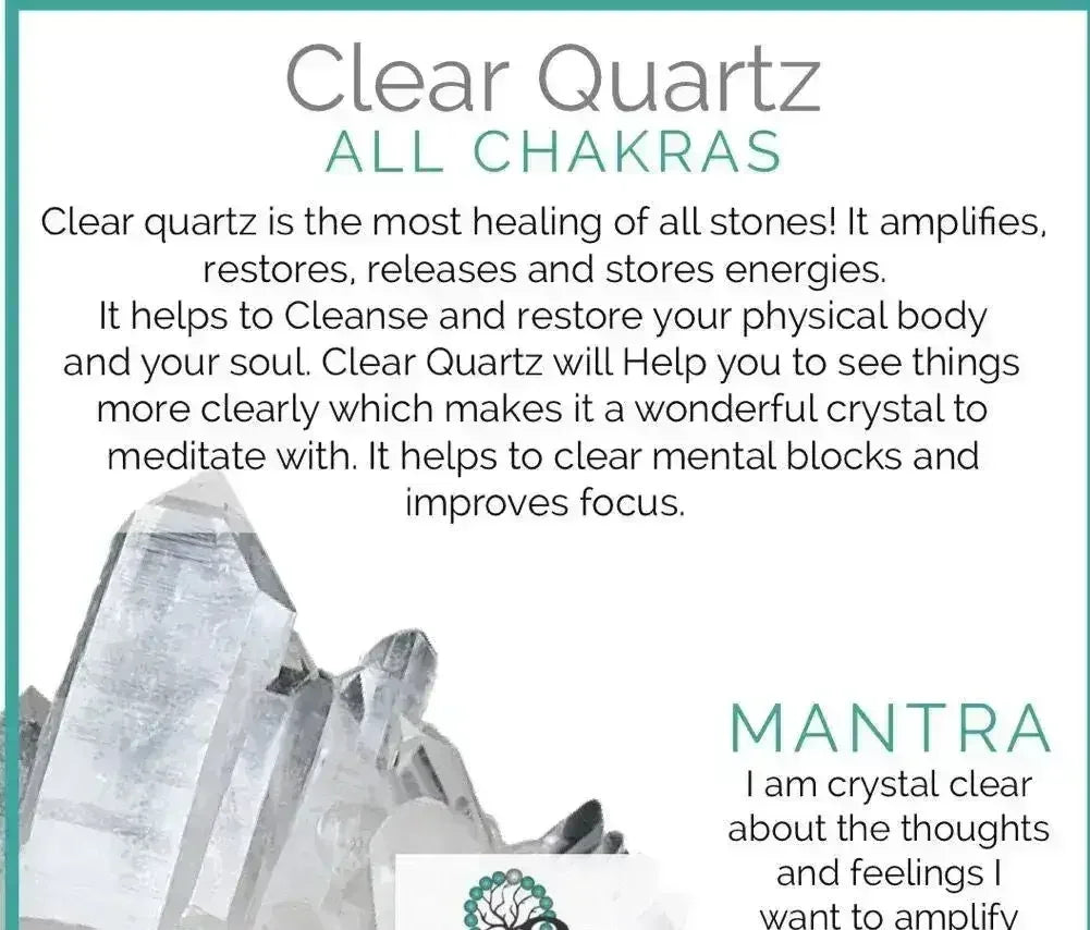 Angelite & Clear Quartz Bracelet