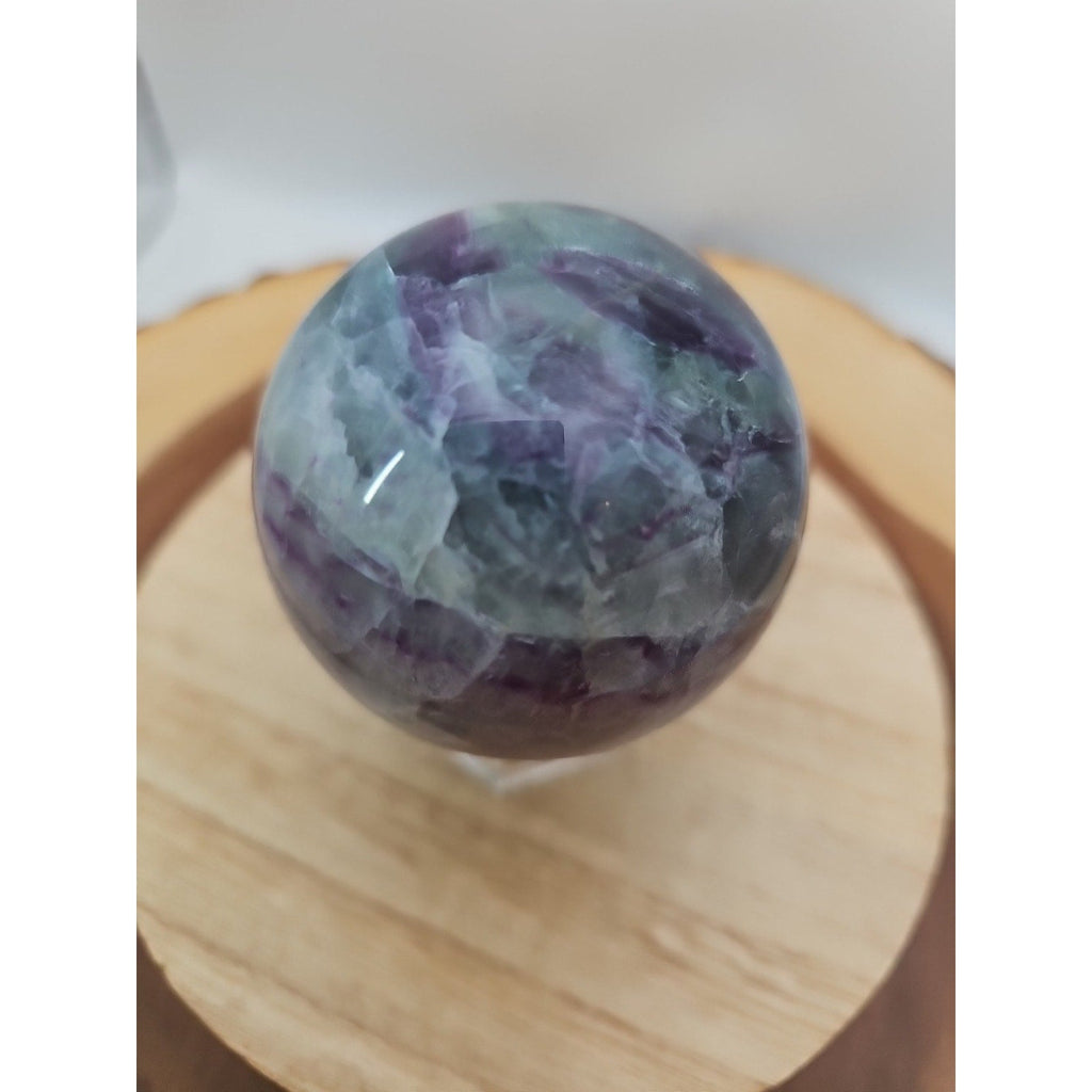 Rainbow Fluorite Crystal Sphere – 1.09 lb Madagascar