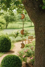Indukala Moon Trio Wind Chime - Rustic bell