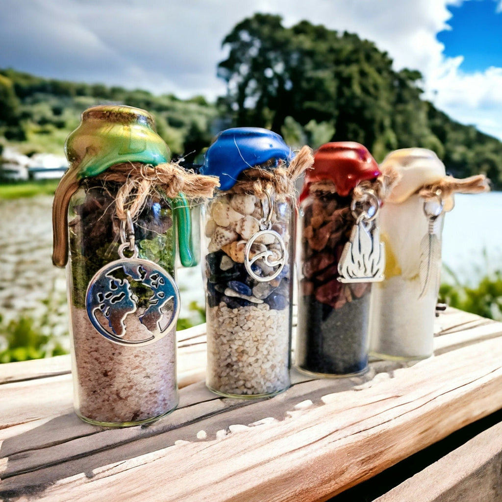 Four Elements Spell Jar Set — 4 Jars