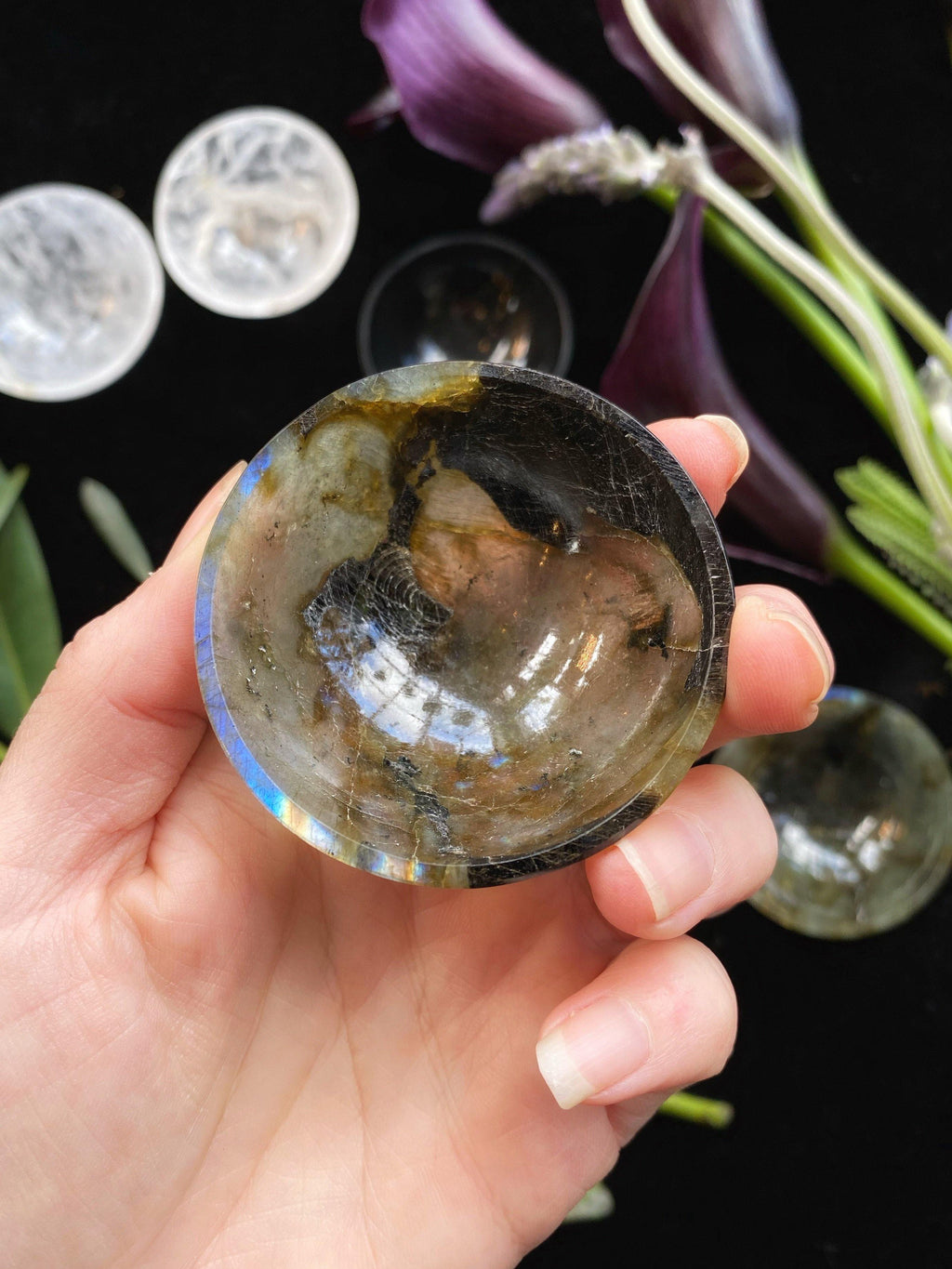 Carved Crystal Bowl — 2 or 3 in