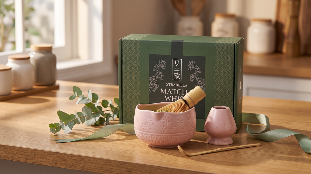 Matcha Whisk & Bowl Gift Set