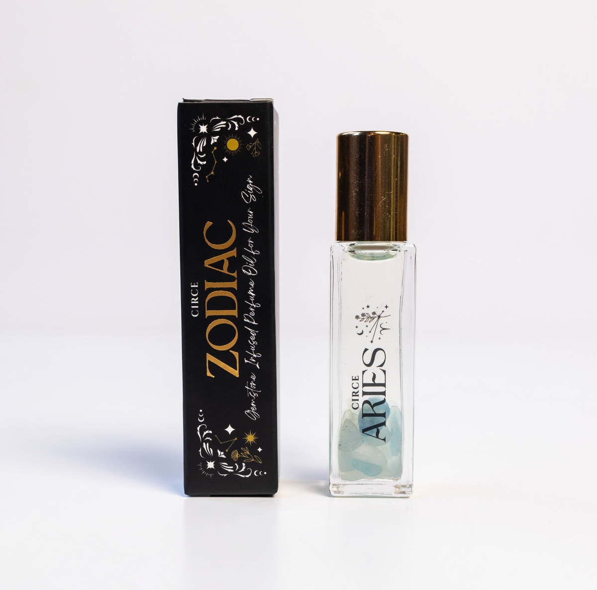 Zodiac Gemstone Perfume Oil — 10 ml, Choose Your Sign