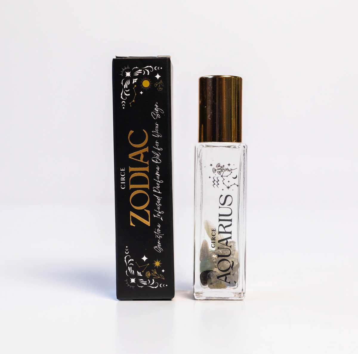 Zodiac Gemstone Perfume Oil — 10 ml, Choose Your Sign