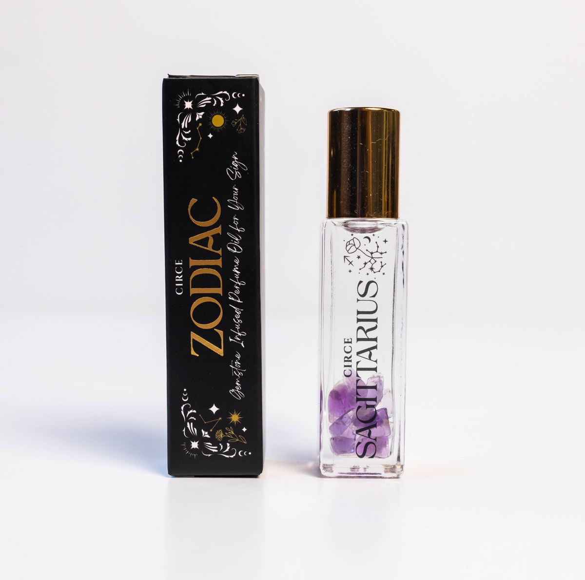 Zodiac Gemstone Perfume Oil — 10 ml, Choose Your Sign