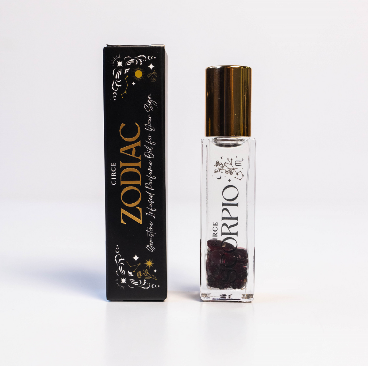 Zodiac Gemstone Perfume Oil — 10 ml, Choose Your Sign