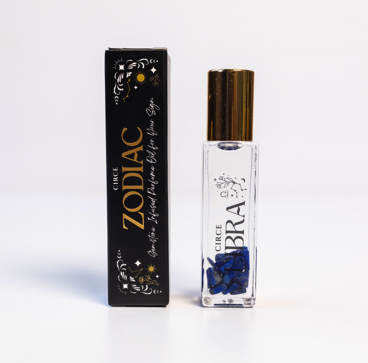 Zodiac Gemstone Perfume Oil — 10 ml, Choose Your Sign