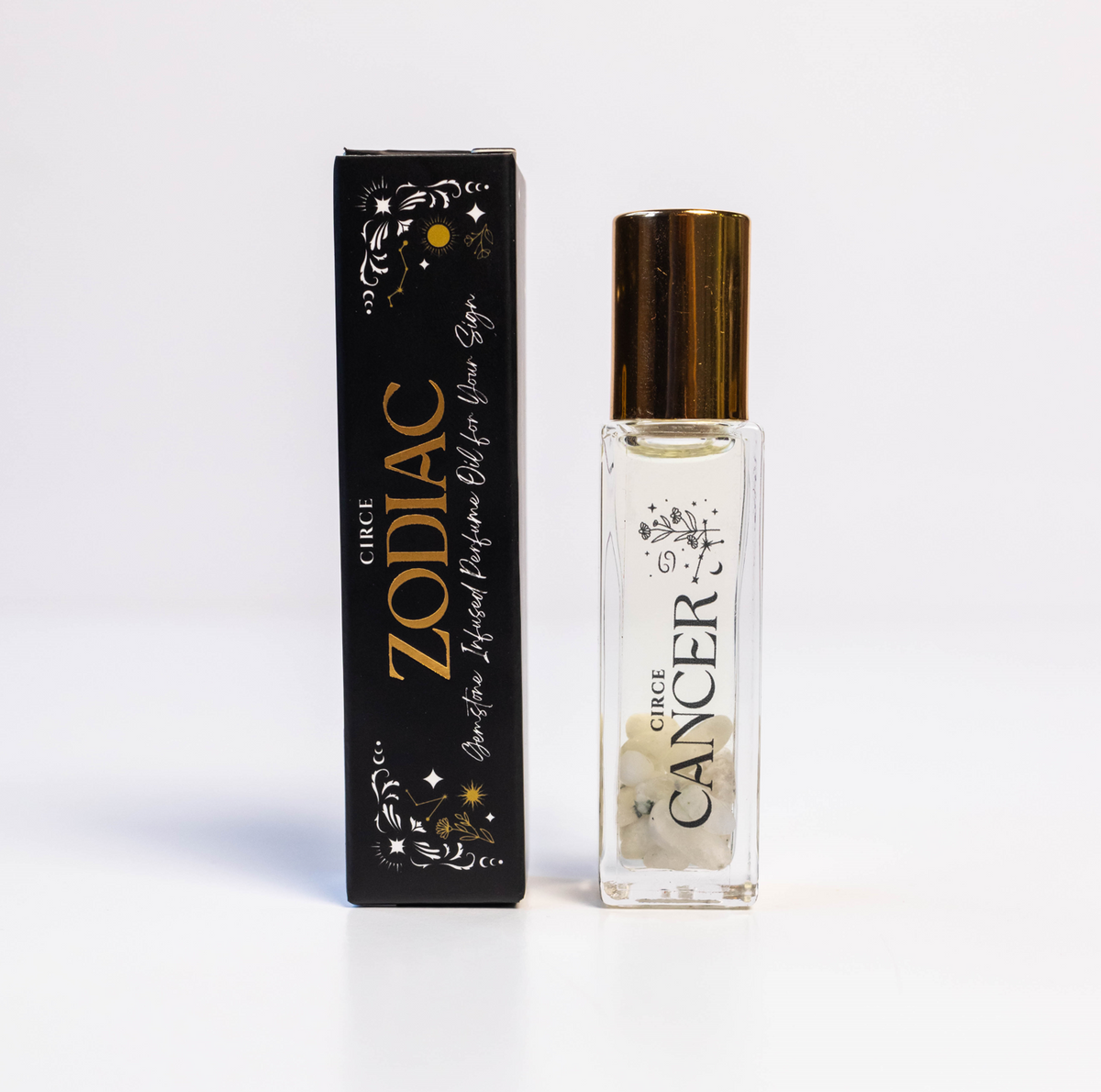 Zodiac Gemstone Perfume Oil — 10 ml, Choose Your Sign