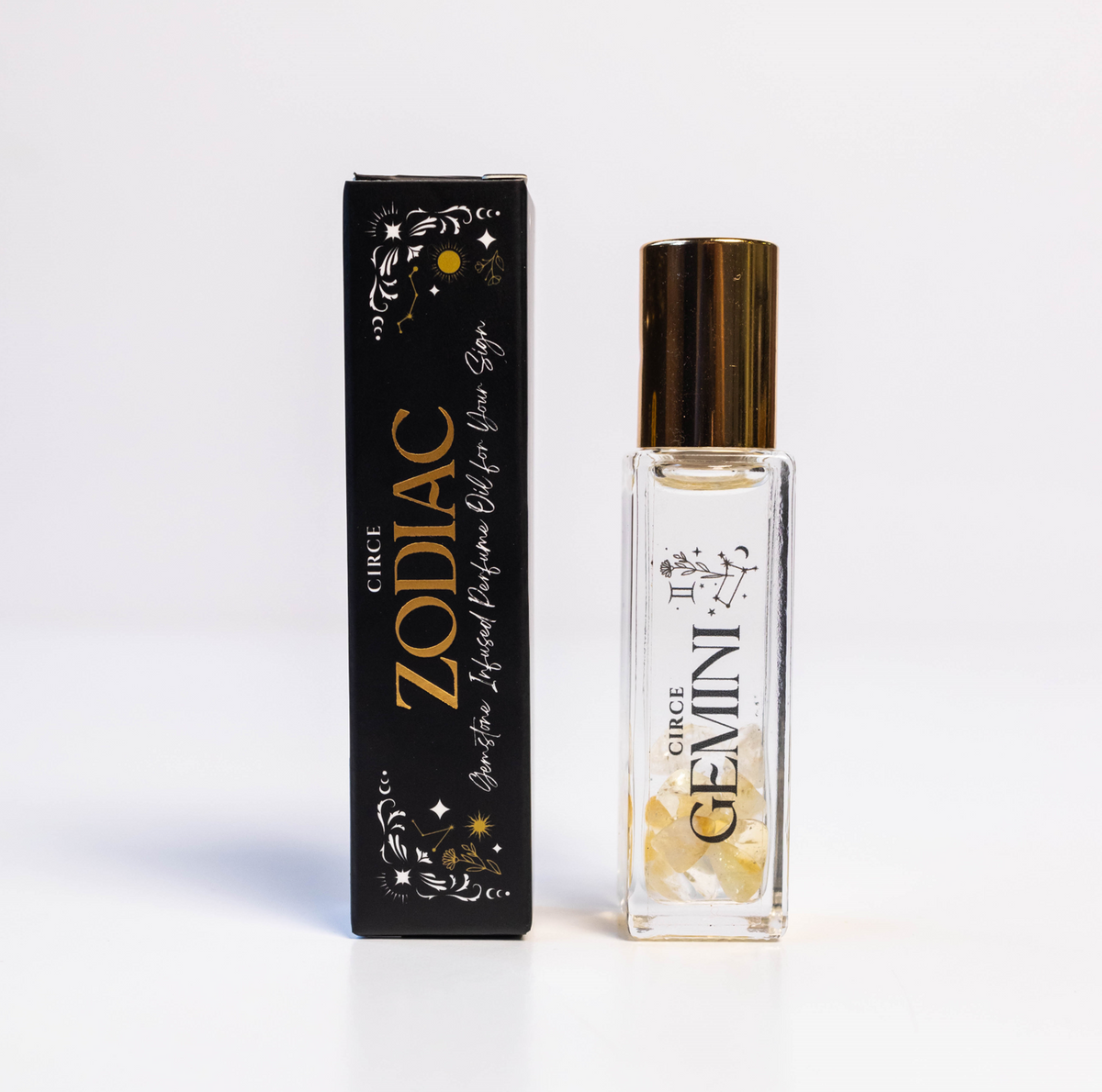 Zodiac Gemstone Perfume Oil — 10 ml, Choose Your Sign